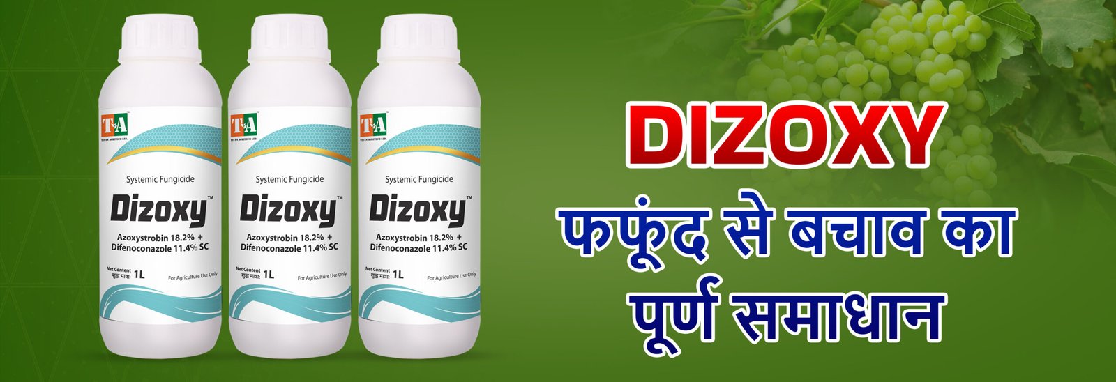 Azoxystrobin 18.2% + Difenoconazole 11.4% SC – Dual Action Fungicide for Stronger Crops