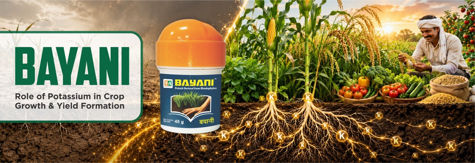 Role of Potassium in Crop Growth and Yield Formation