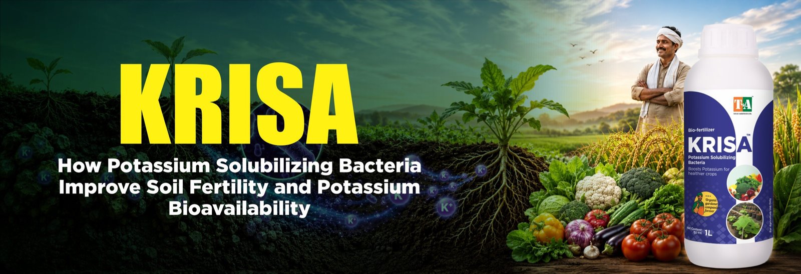 How Potassium Solubilizing Bacteria Improve Soil Fertility and Potassium Bioavailability