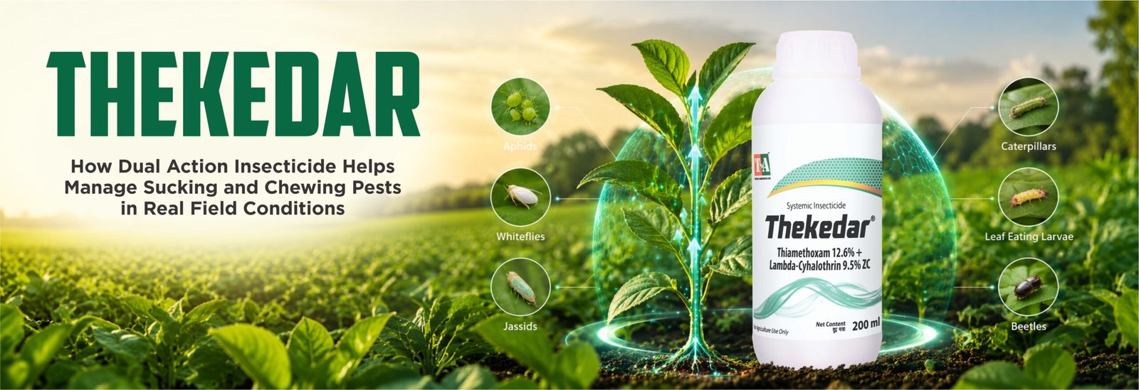 How Dual Action Insecticide Helps Manage Sucking and Chewing Pests in Real Field Conditions